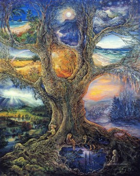 Fantasía Painting - JW árbol de otras tierras Fantasía